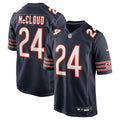 Chicago Bears Nick McCloud Navy Team Game Jersey product image 1, provided for visual reference and product detail review