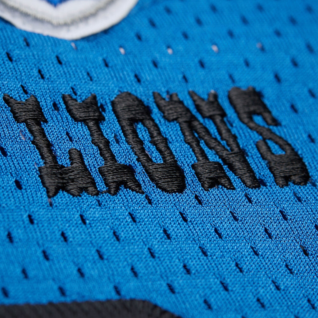 Detroit Lions Calvin Johnson Blue 2007 Authentic Throwback Retired Player Jersey product image 7, provided for visual