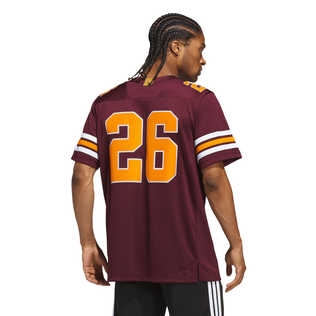 #26 Arizona State Sun Devils Roses & Devils Premier Strategy Jersey - Maroon product image 3, provided for visual reference