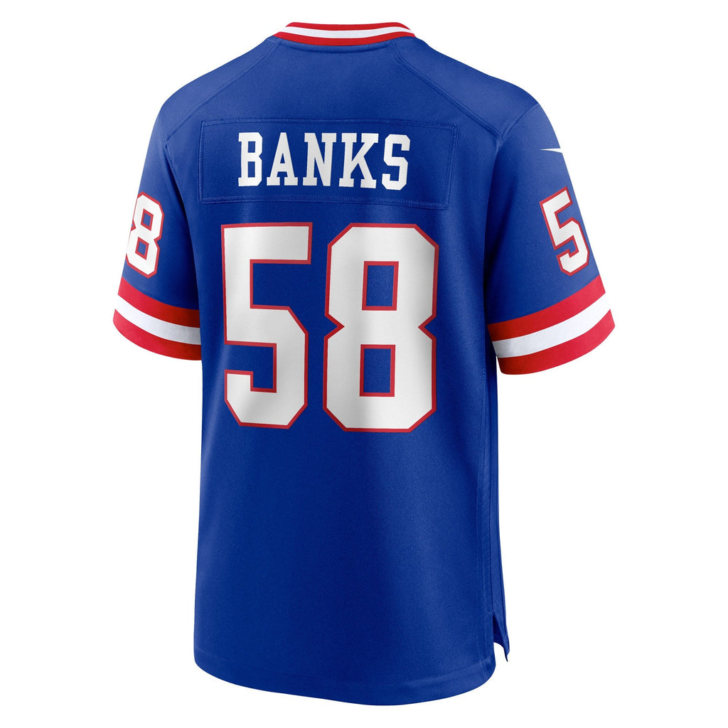 New York Giants Carl Banks Royal Retired Player Alternate Game Jersey product image 4, provided for visual reference and