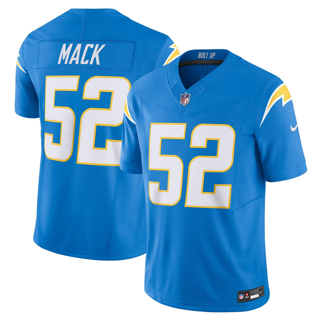 Los Angeles Chargers Khalil Mack Powder Blue Vapor F.U.S.E. Limited Jersey product image 2, provided for visual reference
