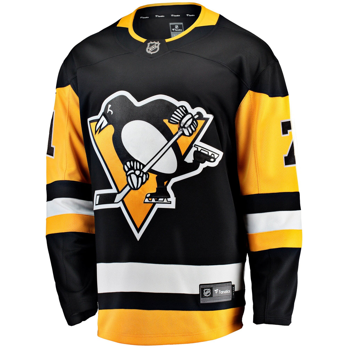 Pittsburgh Penguins Evgeni Malkin Black Home Breakaway Jersey product image 3, provided for visual reference and product