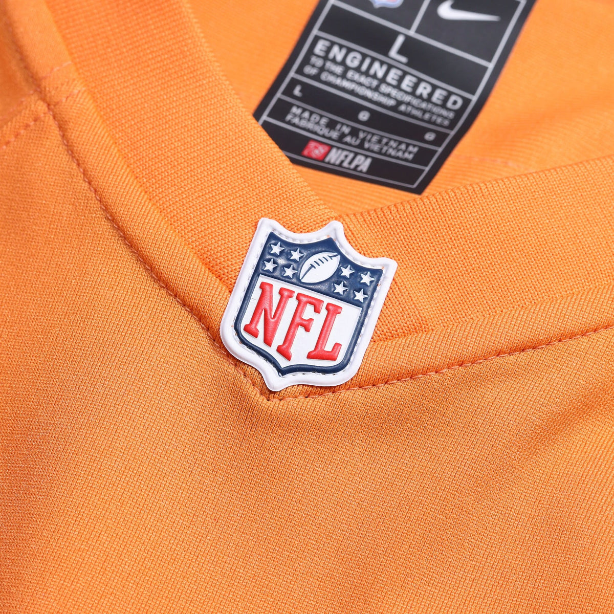 Tampa Bay Buccaneers Mike Alstott Orange Throwback Game Jersey product image 5, provided for visual reference and product