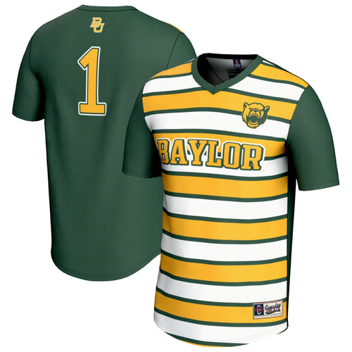 #1 Baylor Bears Lightweight Soccer Fashion Jersey - Green product image 1, provided for visual reference and product detail