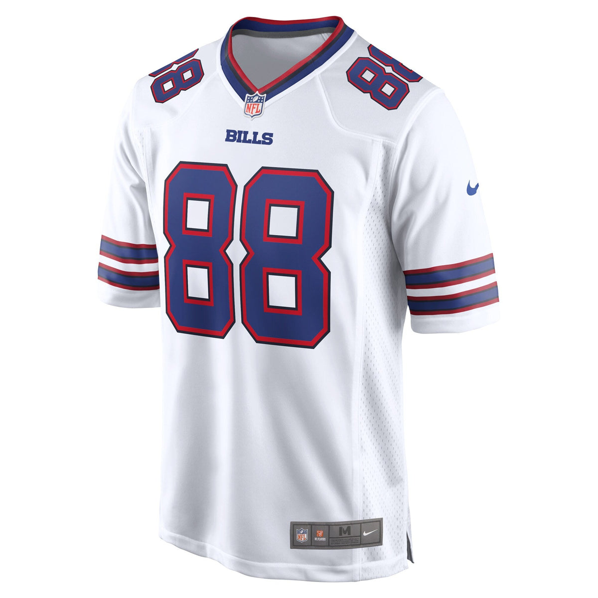 Buffalo Bills Dawson Knox White Away Game Player Jersey product image 3, provided for visual reference and product detail