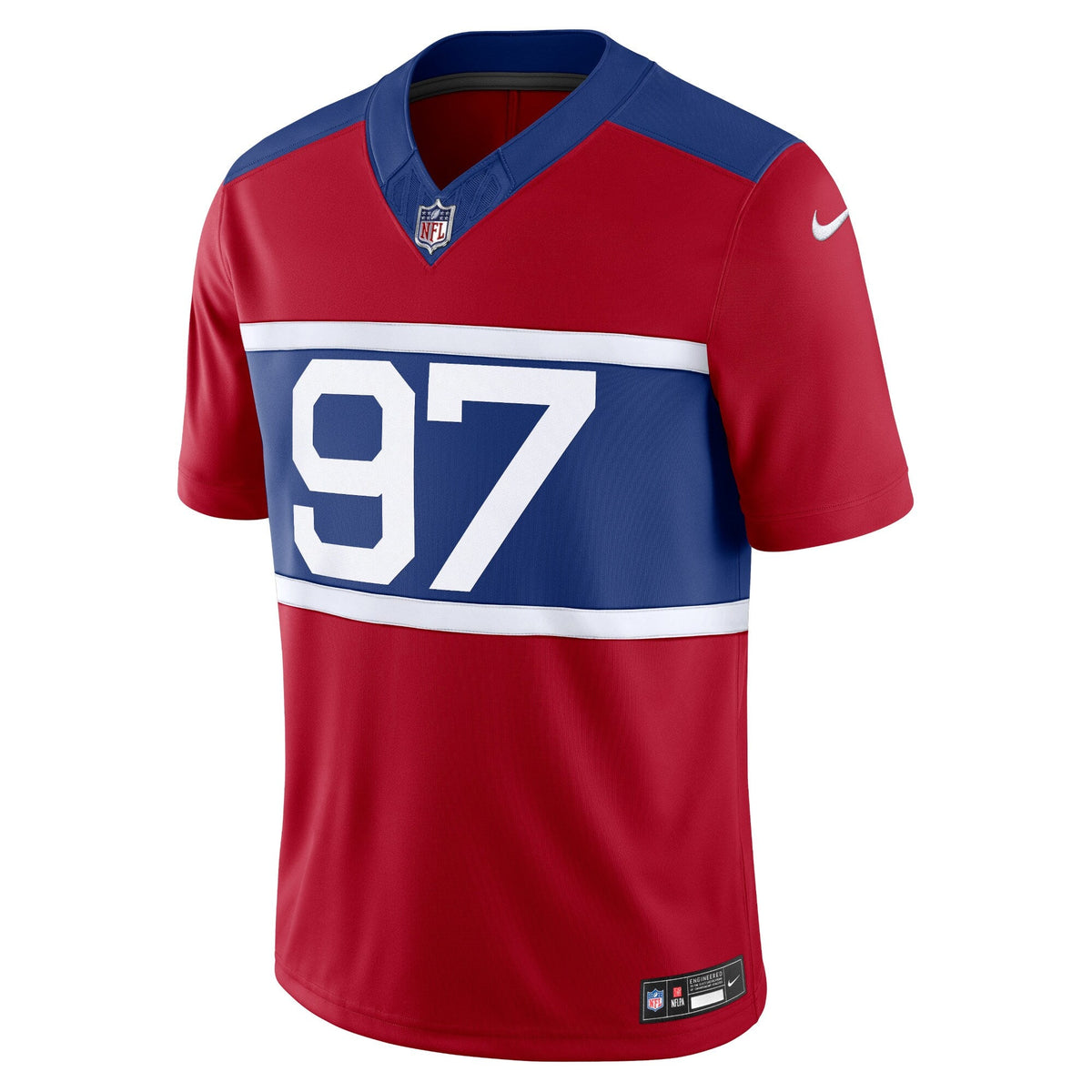 New York Giants Dexter Lawrence II Century Red Alternate Vapor F.U.S.E. Limited Jersey product image 3, provided for visual