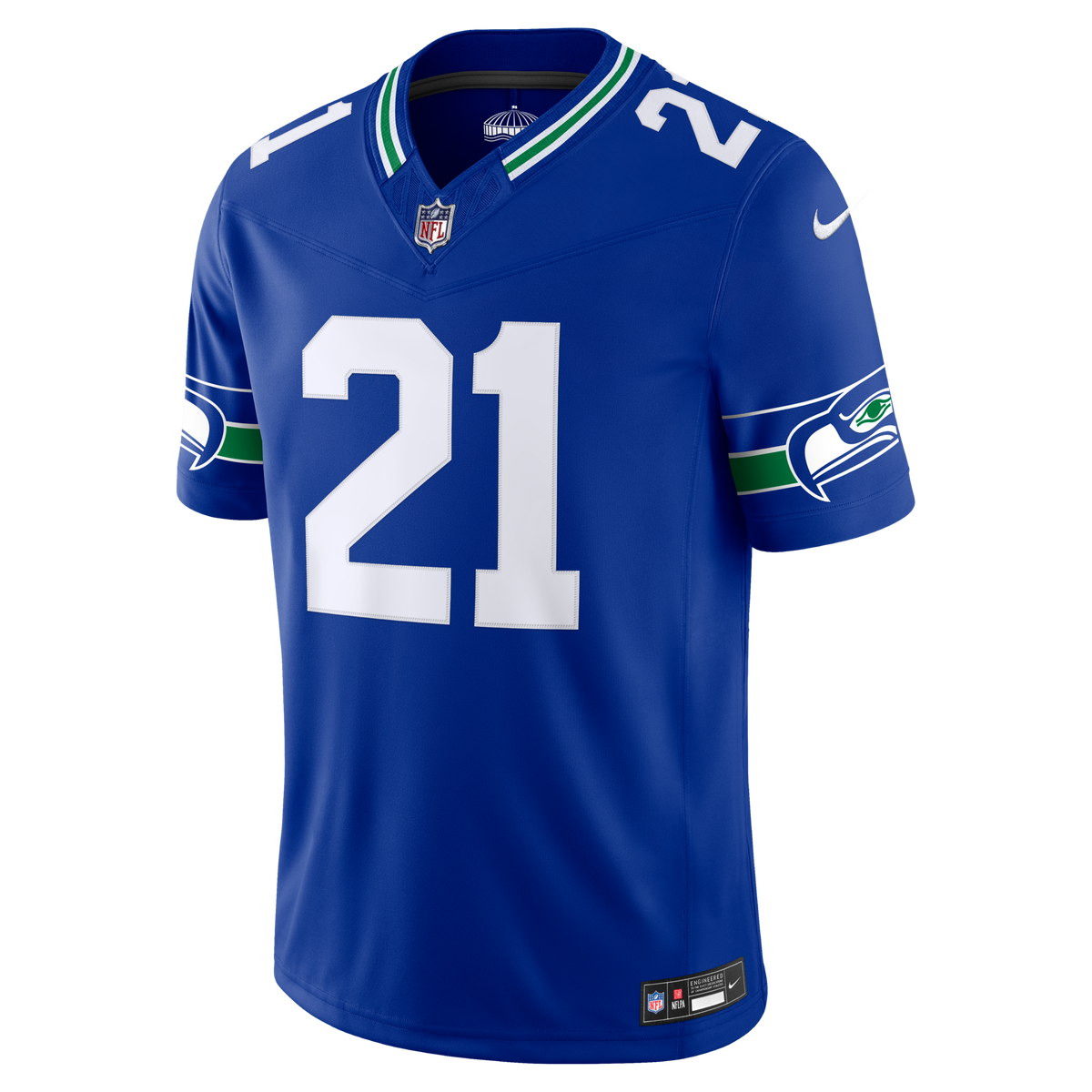 Seattle Seahawks Devon Witherspoon Royal Alternate Vapor F.U.S.E. Stitched Limited Jersey product image 3, provided for