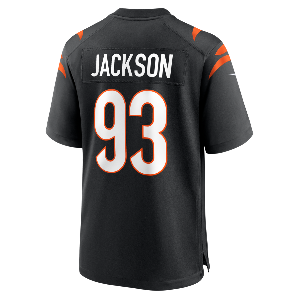 Cincinnati Bengals McKinnley Jackson Black Game Jersey product image 3, provided for visual reference and product detail