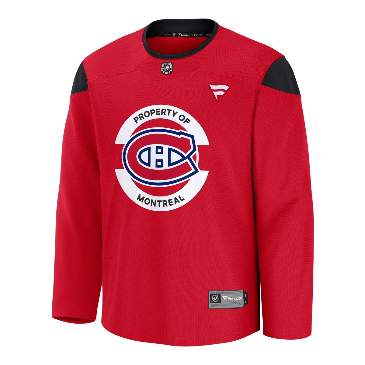 Montreal Canadiens Red Practice Jersey product image 3, provided for visual reference and product detail review