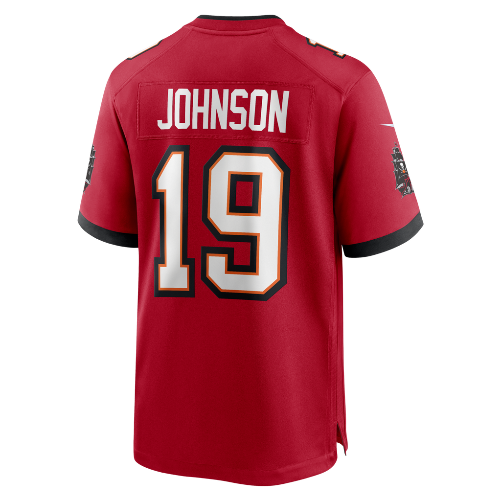 Tampa Bay Buccaneers Keyshawn Johnson Red Game Retired Player Jersey product image 3, provided for visual reference and