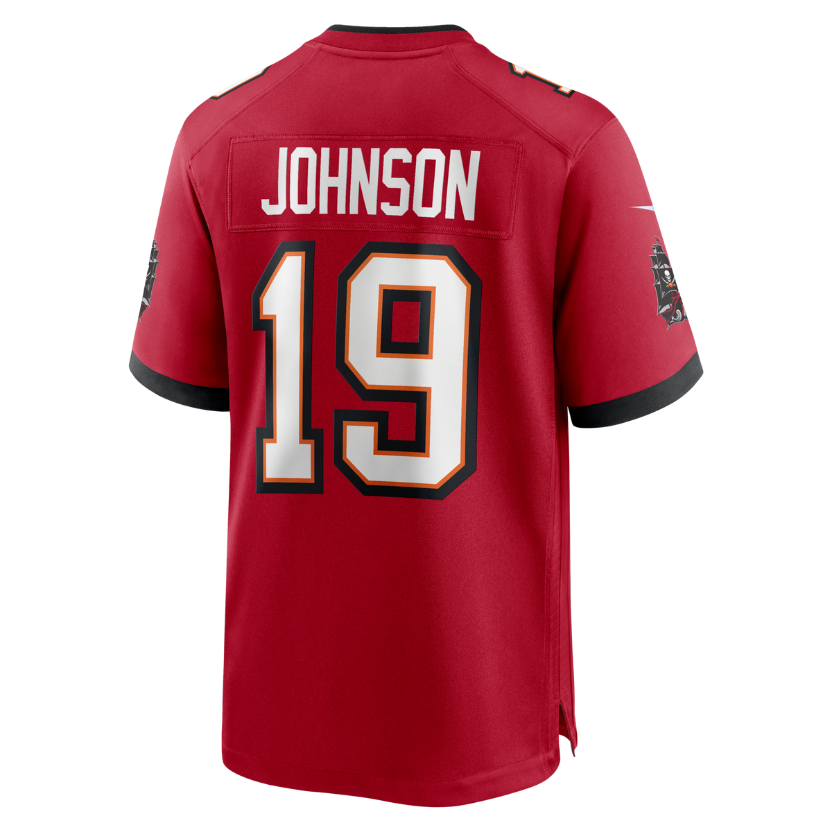 Tampa Bay Buccaneers Keyshawn Johnson Red Game Retired Player Jersey product image 3, provided for visual reference and