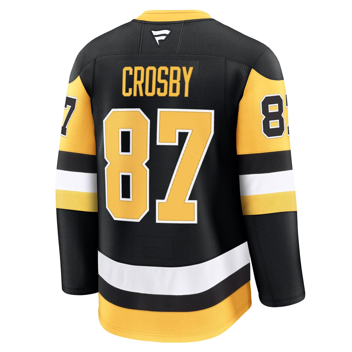 Pittsburgh Penguins Sidney Crosby Black Home Premium Jersey product image 4, provided for visual reference and product