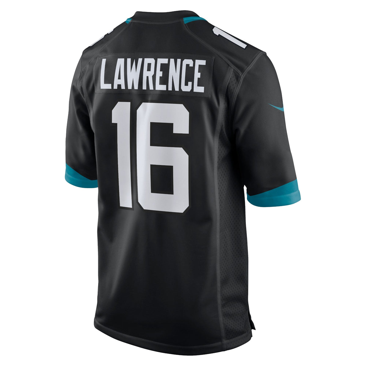 Jacksonville Jaguars Trevor Lawrence Black Alternate Game Jersey product image 4, provided for visual reference and product