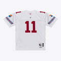 Arizona Cardinals Larry Fitzgerald White 2004 Authentic Throwback Jersey product image 1, provided for visual reference and