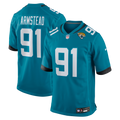 Jacksonville Jaguars Arik Armstead Teal Team Game Jersey product image 1, provided for visual reference and product detail