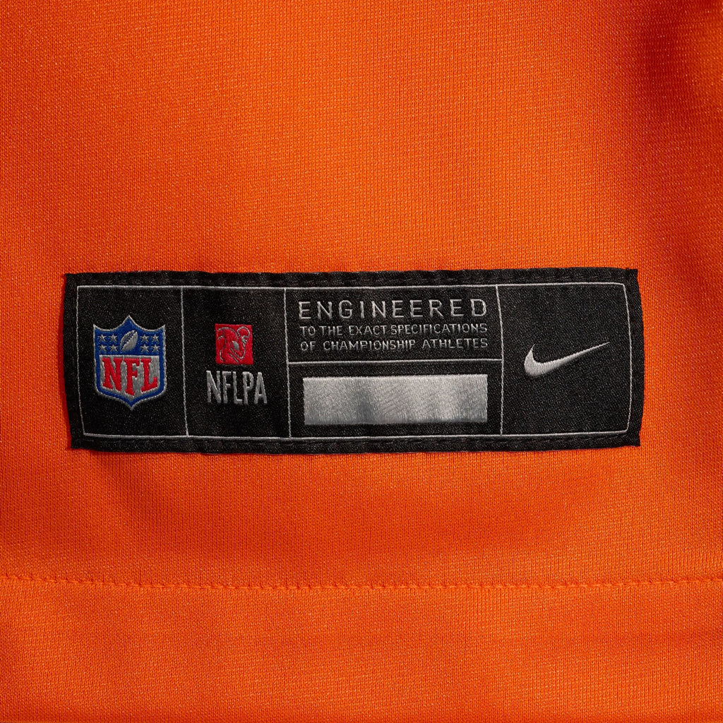 Denver Broncos Jason Elam Orange Retired Player Alternate Game Jersey product image 7, provided for visual reference and