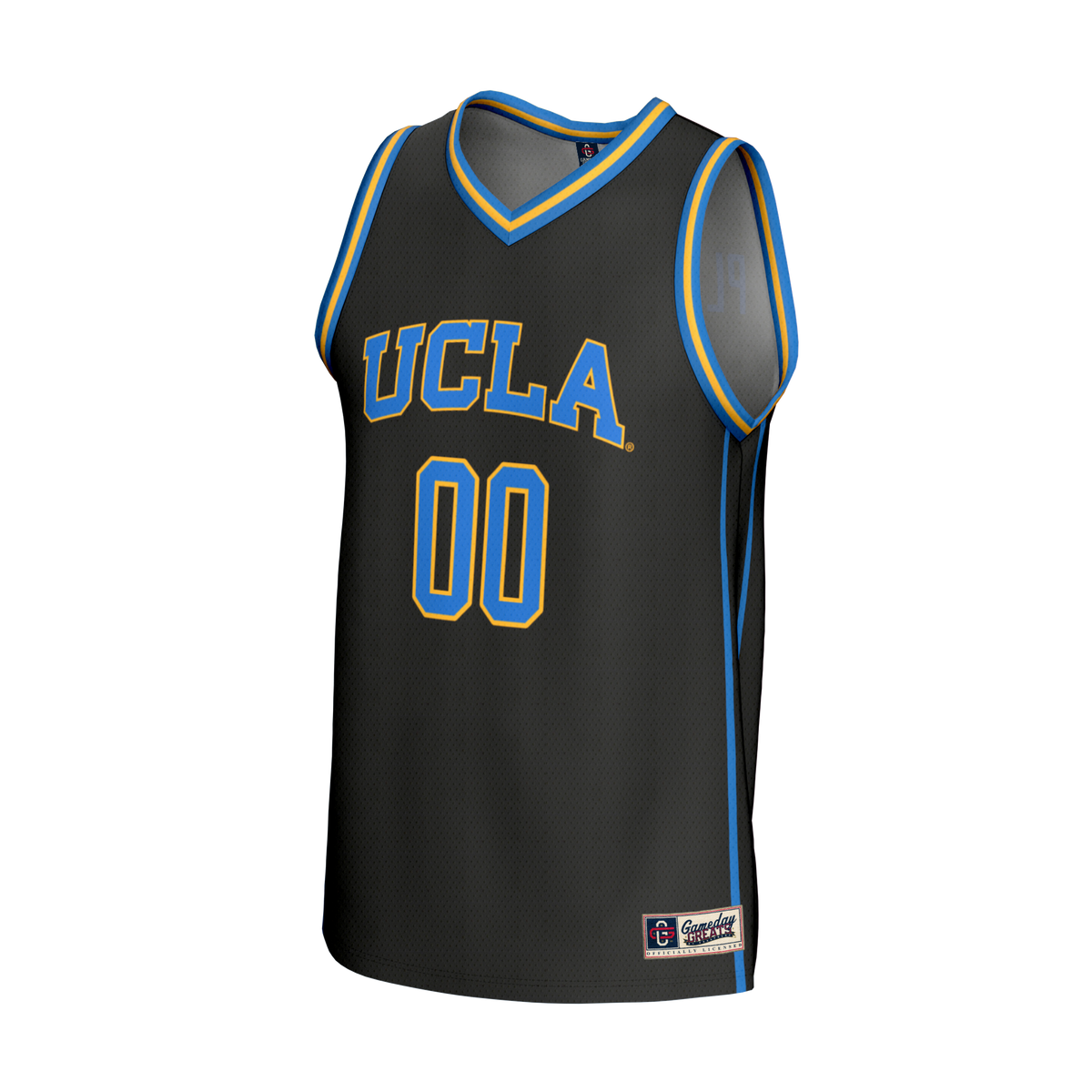 UCLA Bruins NIL Pick-A-Player Lightweight Basketball Fashion Jersey - Black product image 3, provided for visual reference