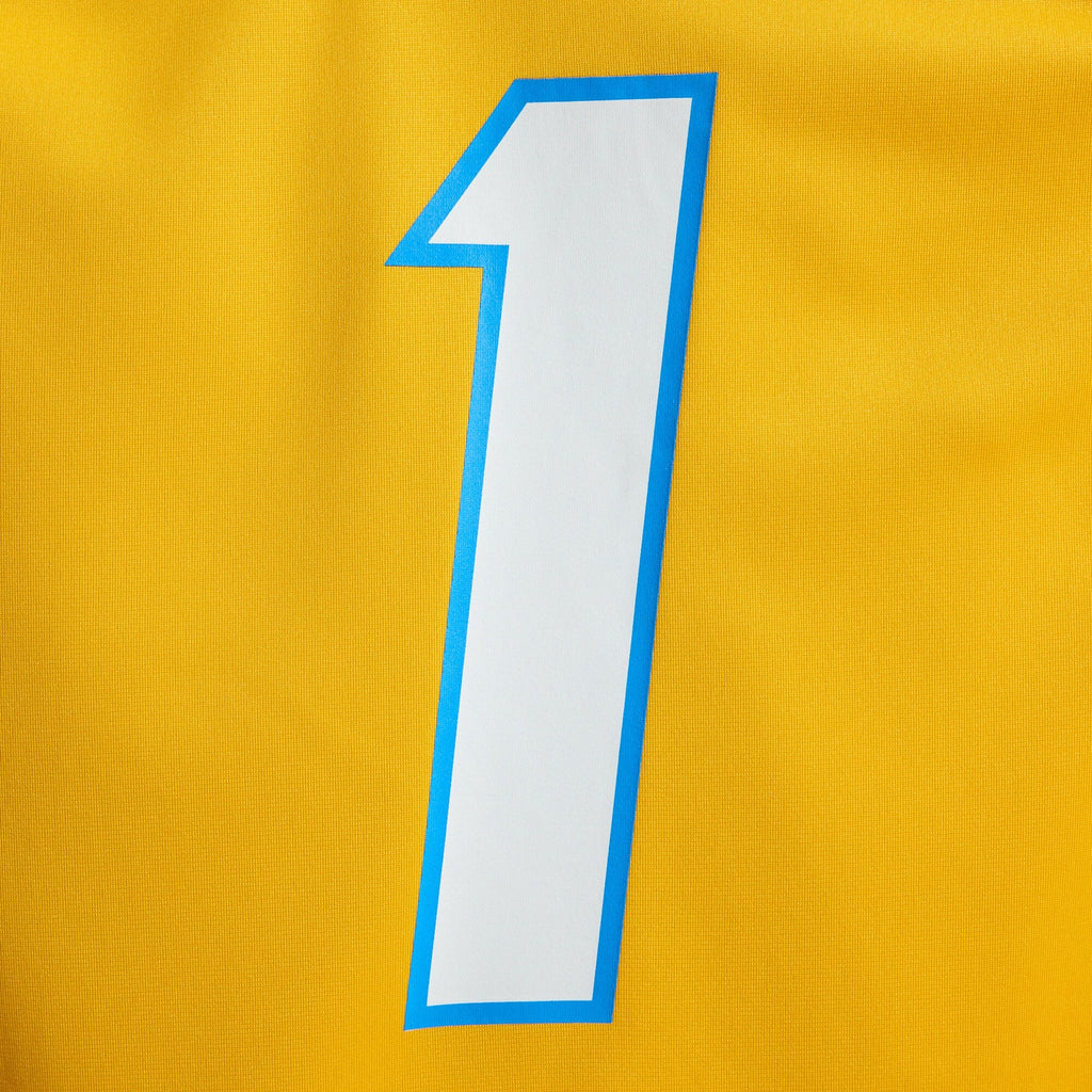 Los Angeles Chargers Quentin Johnston Gold Alternate Charger Power Game Player Jersey product image 4, provided for visual