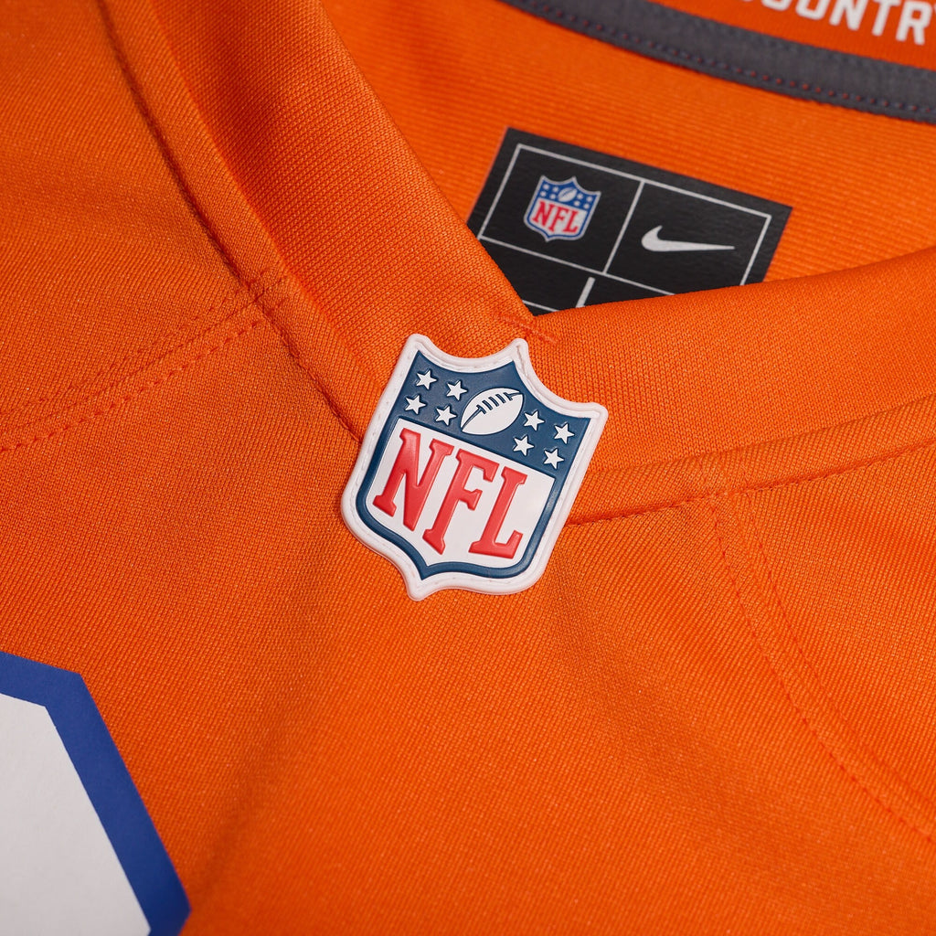 Denver Broncos John Elway Orange Mile High Collection 1977 Throwback Retired Player Game Jersey product image 5, provided