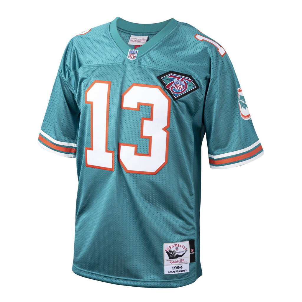 Miami Dolphins 1994 Dan Marino Aqua Authentic Throwback Retired Player Jersey product image 3, provided for visual reference