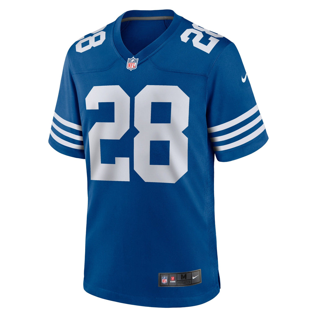 Indianapolis Colts Jonathan Taylor Royal Game Player Jersey product image 3, provided for visual reference and product