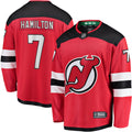 New Jersey Devils Dougie Hamilton Red Breakaway Player Jersey product image 1, provided for visual reference and product
