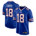Buffalo Bills Amari Cooper Royal Game Jersey product image 1, provided for visual reference and product detail review