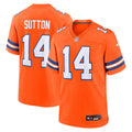Denver Broncos Courtland Sutton Orange Alternate Game Jersey product image 1, provided for visual reference and product