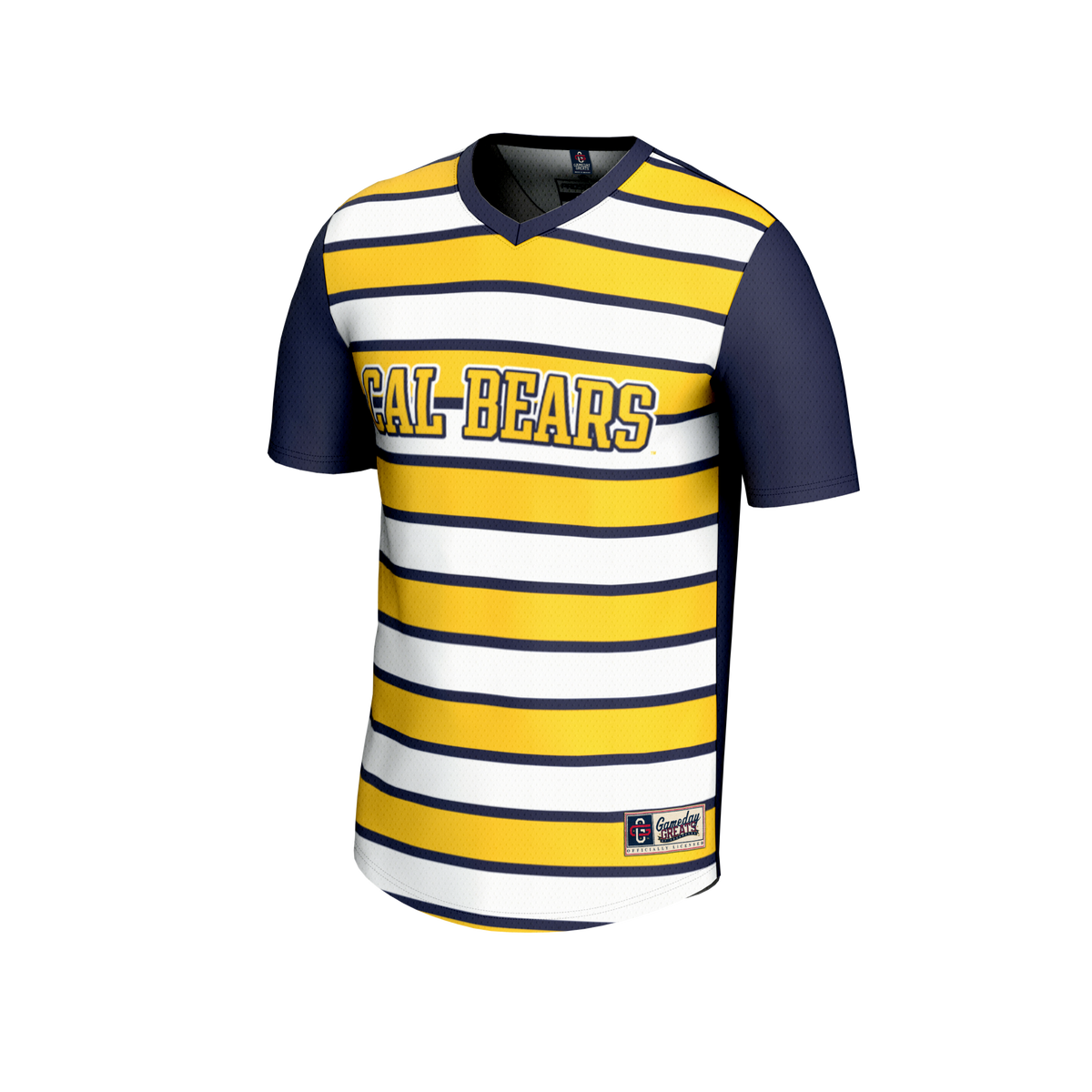 Cal Bears Collegiate Soccer NIL Pick-A-Player Fashion Jersey - Navy/Gold product image 3, provided for visual reference and