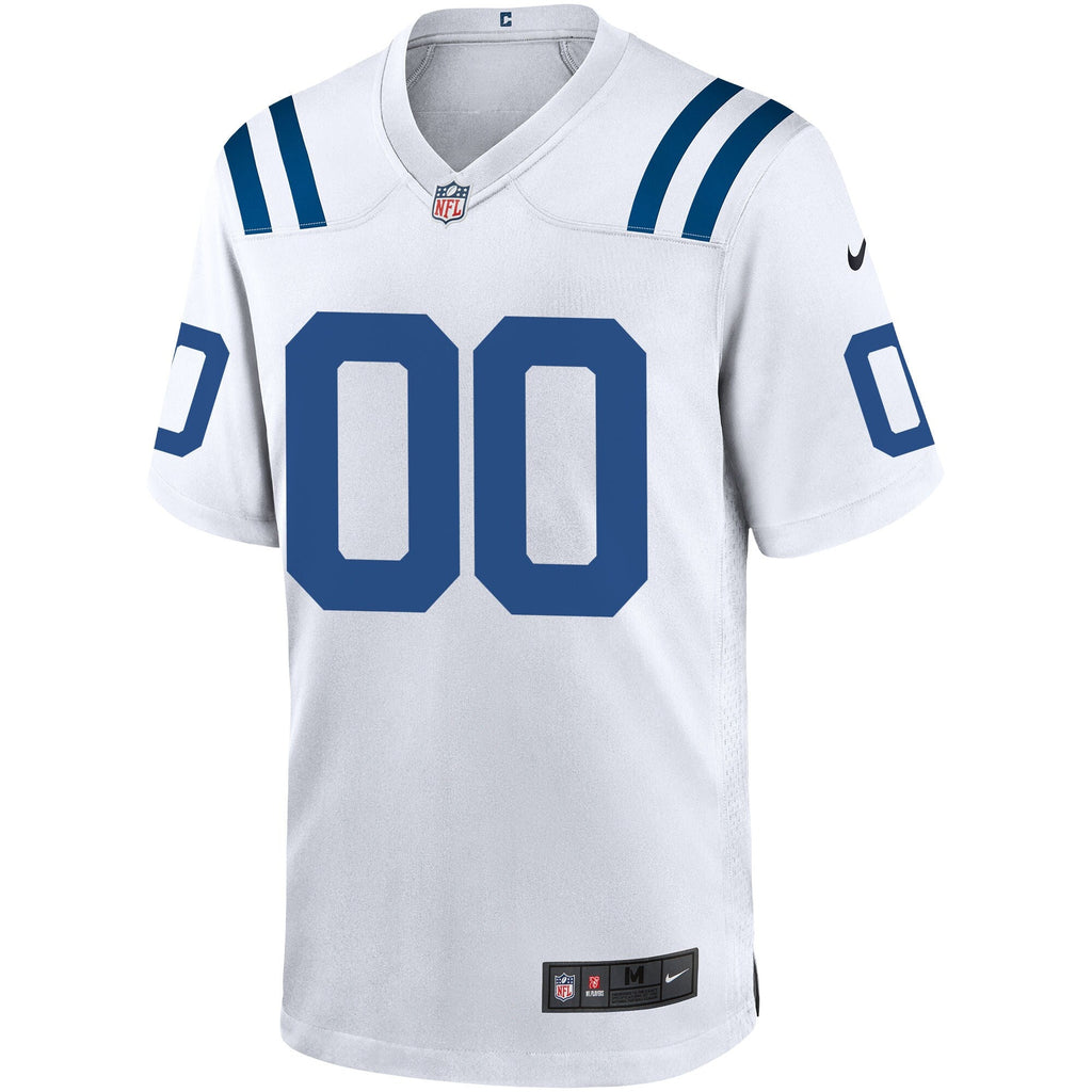Indianapolis Colts White Custom Game Jersey product image 3, provided for visual reference and product detail review