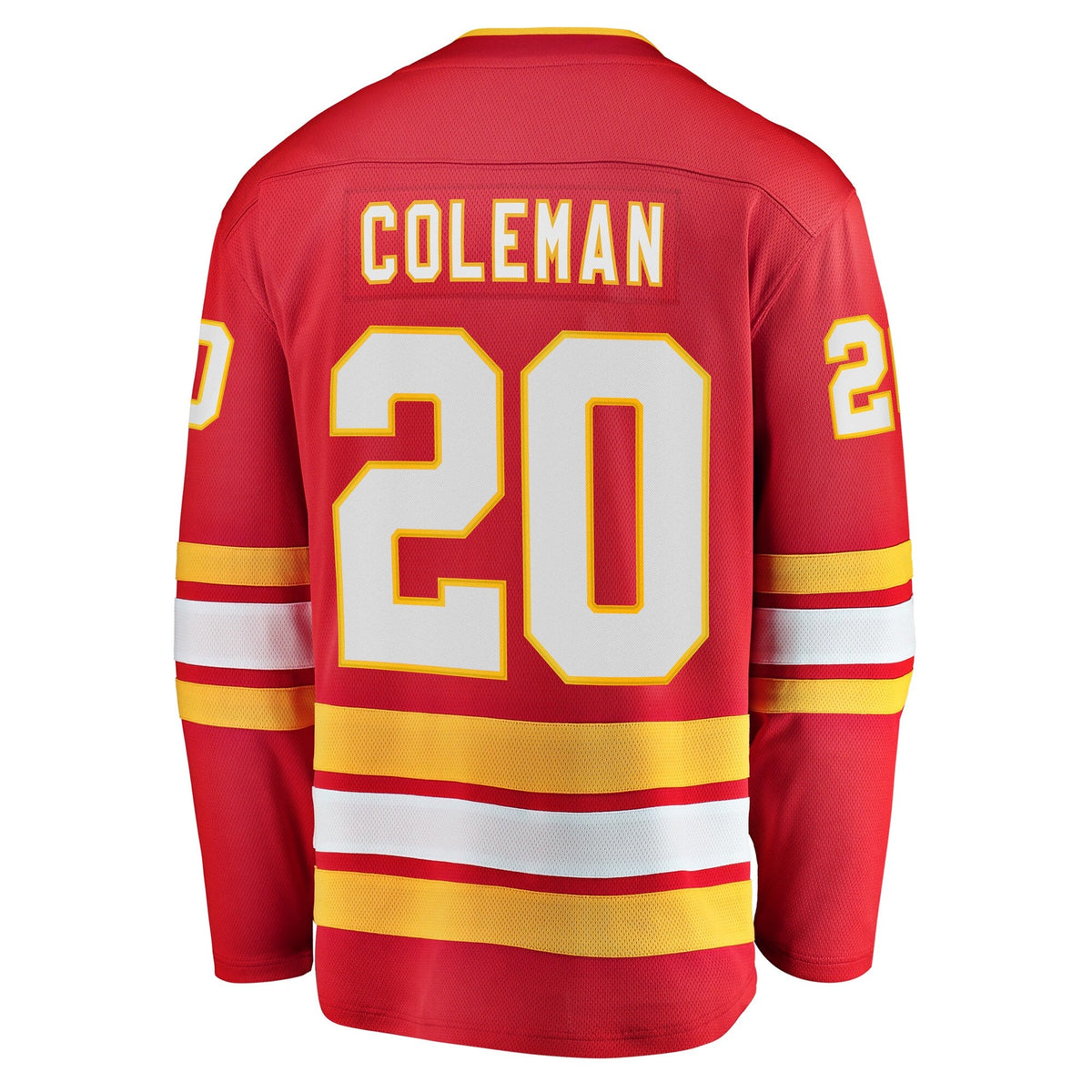 Calgary Flames Blake Coleman Red Home Breakaway Player Jersey product image 4, provided for visual reference and product