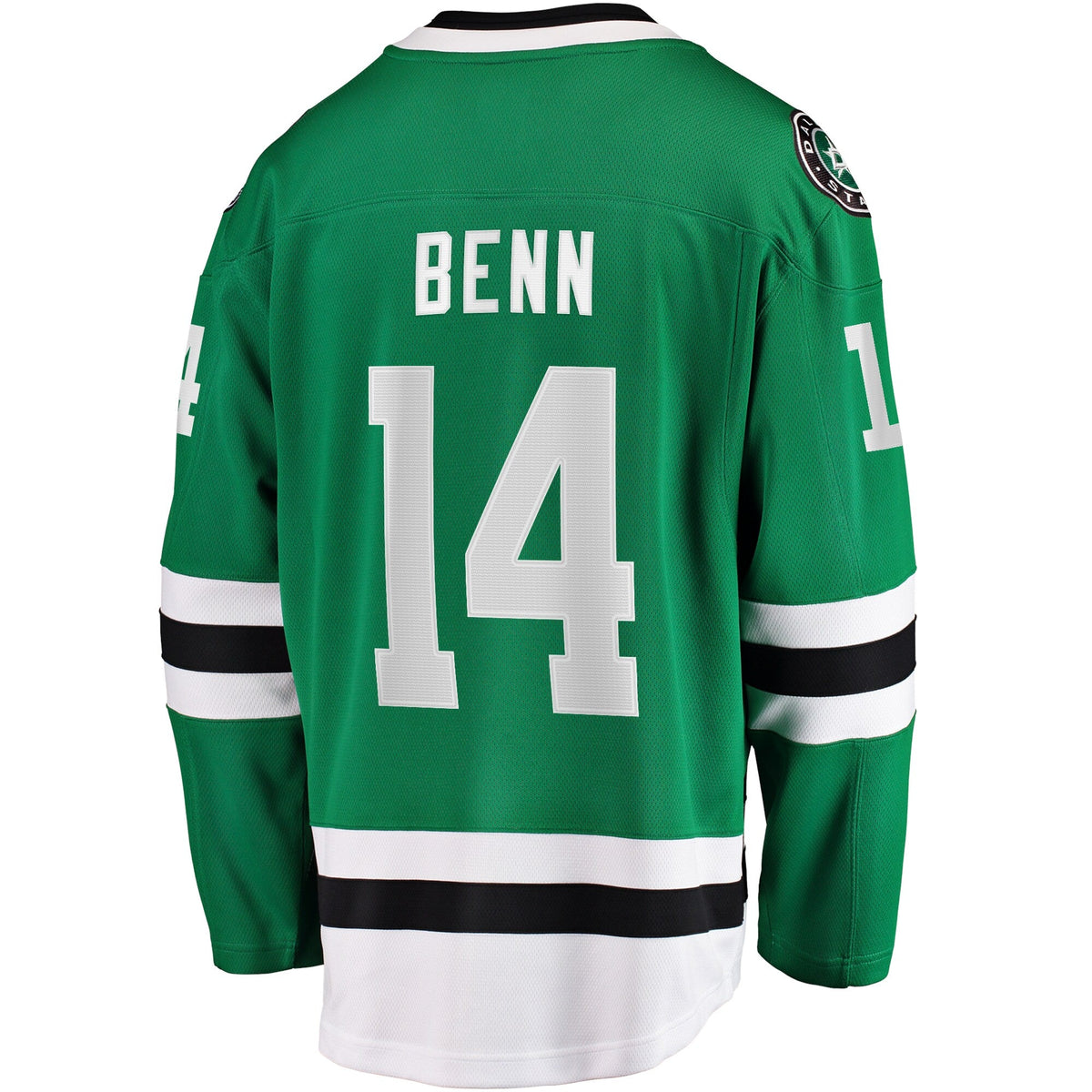 Dallas Stars Jamie Benn Kelly Green Captain Patch Home Breakaway Jersey product image 4, provided for visual reference and