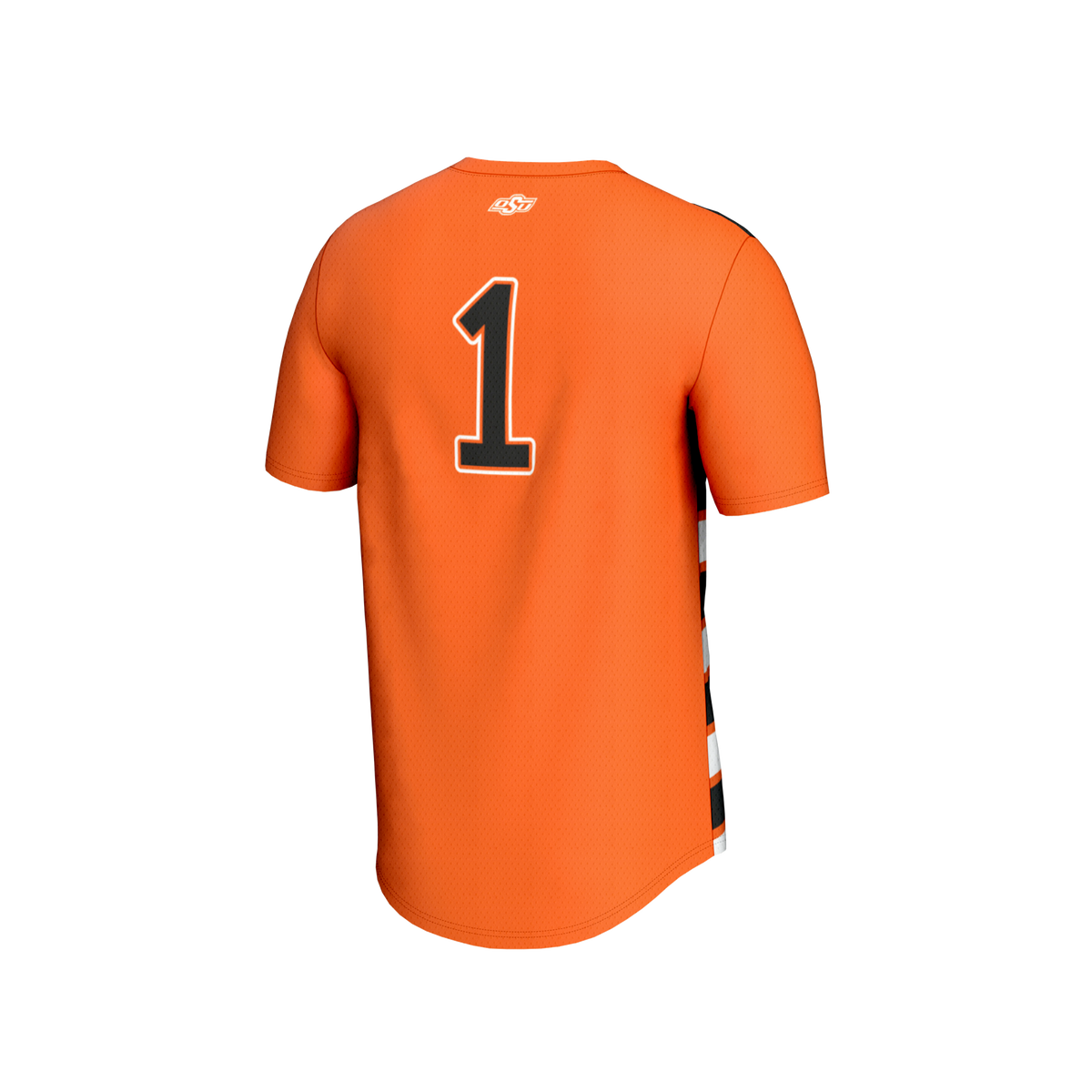 Oklahoma State Cowboys Lightweight Collegiate #1 Soccer Fashion Jersey - Orange product image 4, provided for visual