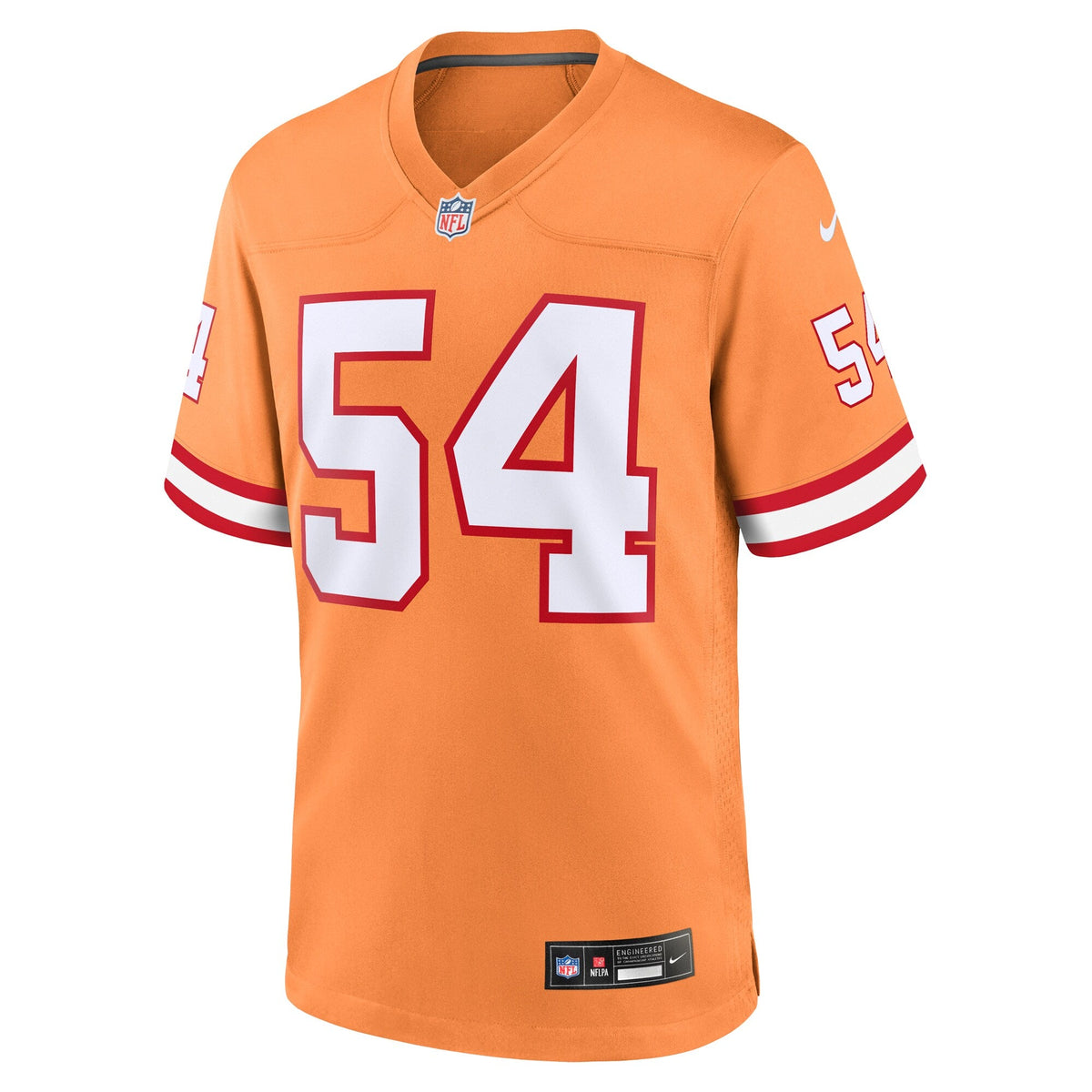 Tampa Bay Buccaneers Lavonte David Orange Throwback Game Jersey product image 3, provided for visual reference and product