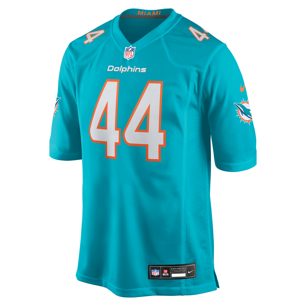 Miami Dolphins Chop Robinson Aqua Game Jersey product image 2, provided for visual reference and product detail review