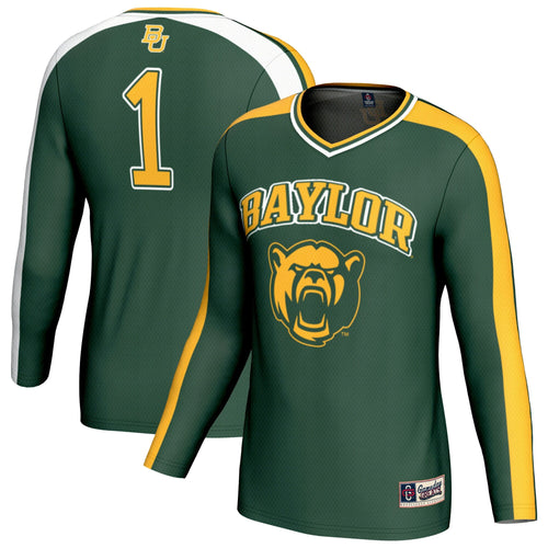 #1 Baylor Bears Lightweight Volleyball Fashion Jersey - Green product image 2, provided for visual reference and product