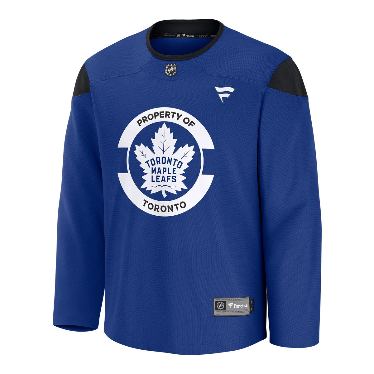 Toronto Maple Leafs Royal Practice Jersey product image 3, provided for visual reference and product detail review