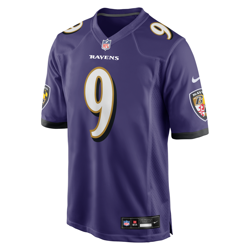 Baltimore Ravens Steve McNair Purple Game Retired Player Jersey product image 2, provided for visual reference and product