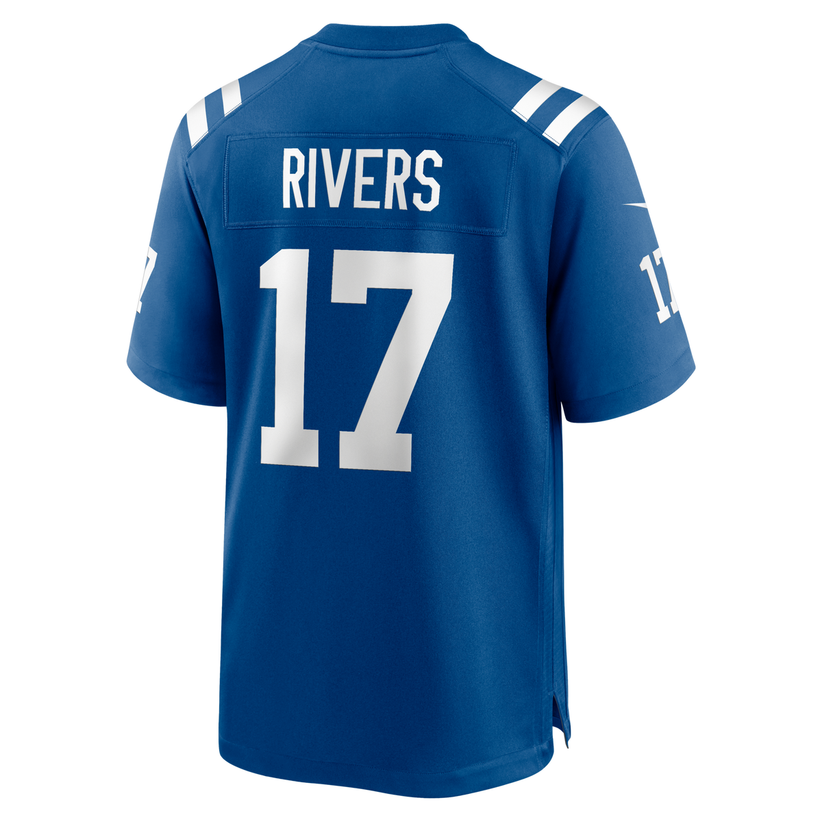 Indianapolis Colts Philip Rivers Royal Game Jersey product image 4, provided for visual reference and product detail review