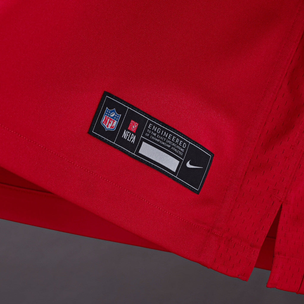 Atlanta Falcons Kyle Pitts Sr. Red Game Jersey product image 8, provided for visual reference and product detail review