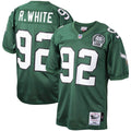 Philadelphia Eagles Reggie White Green Authentic Throwback Retired Player Jersey product image 1, provided for visual