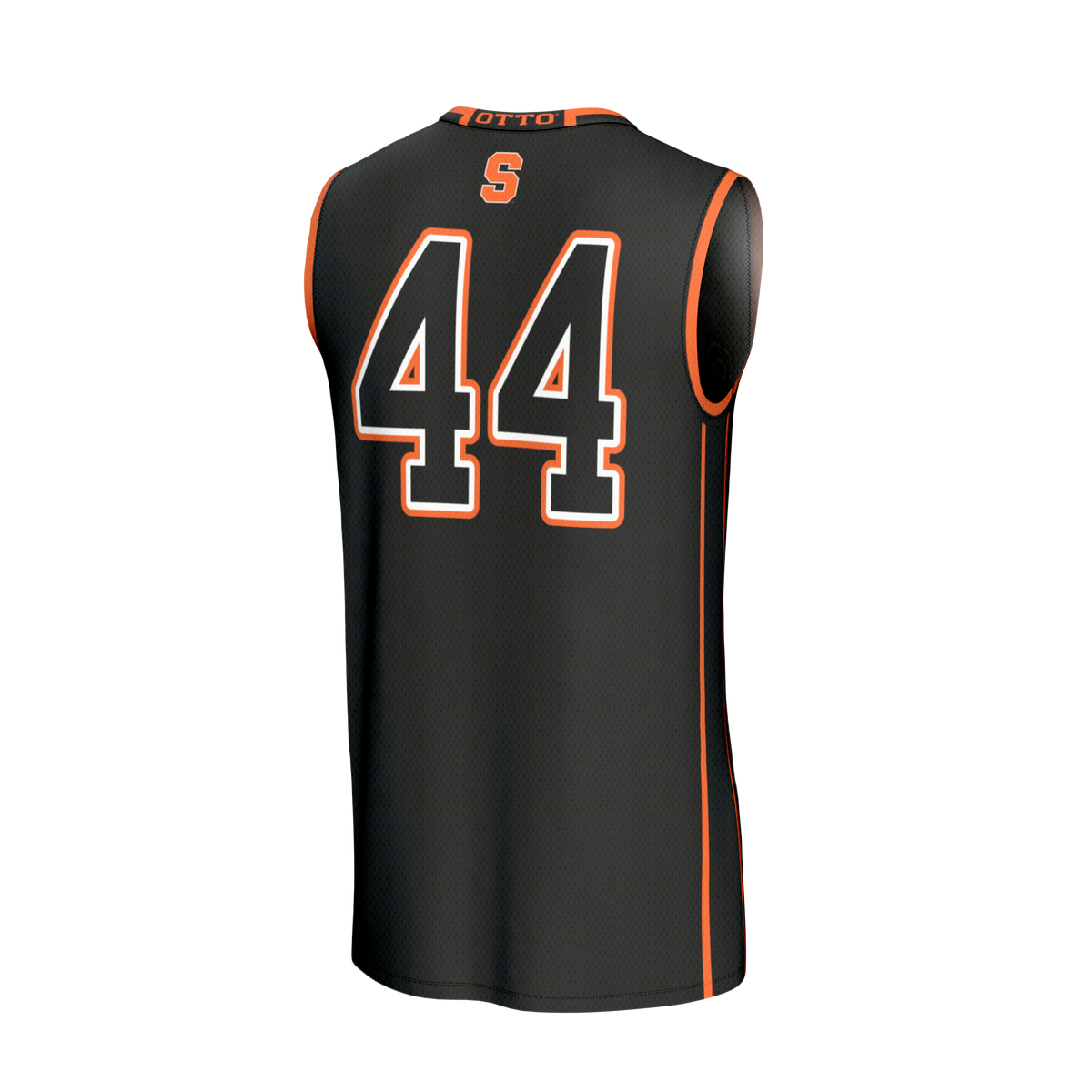 #44 Syracuse Orange Lightweight Collegiate Basketball Fashion Jersey - Black product image 4, provided for visual reference