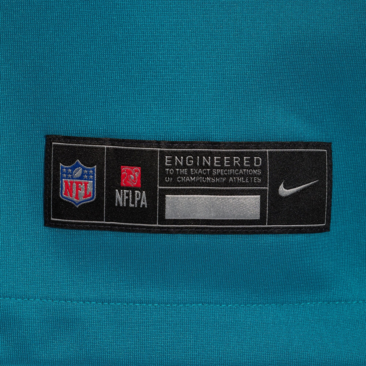 Jacksonville Jaguars Teal Prowler Throwback Custom Game Jersey product image 7, provided for visual reference and product