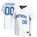 Kentucky Wildcats Lightweight Collegiate Baseball Pinstripe NIL Pick-A-Player Fashion Jersey - White product image 1,