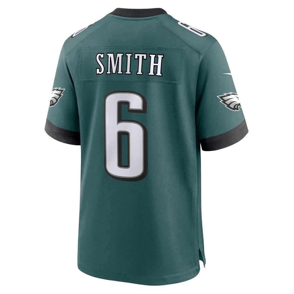 Philadelphia Eagles DeVonta Smith Midnight Green Team Game Jersey product image 4, provided for visual reference and product