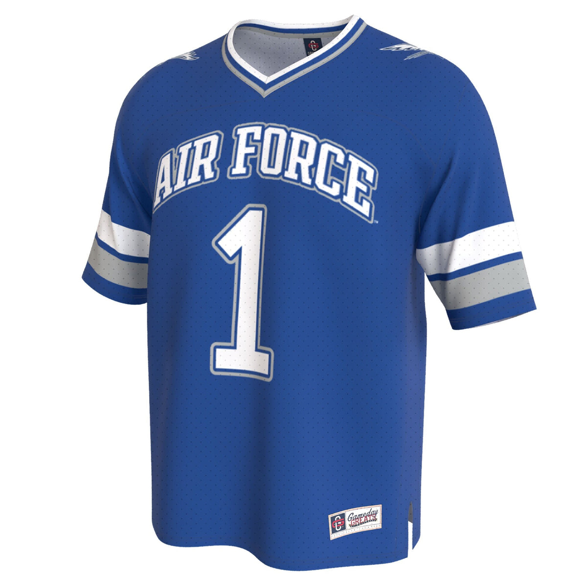Air Force Falcons Lightweight Collegiate Football Fashion Jersey - Royal product image 3, provided for visual reference and