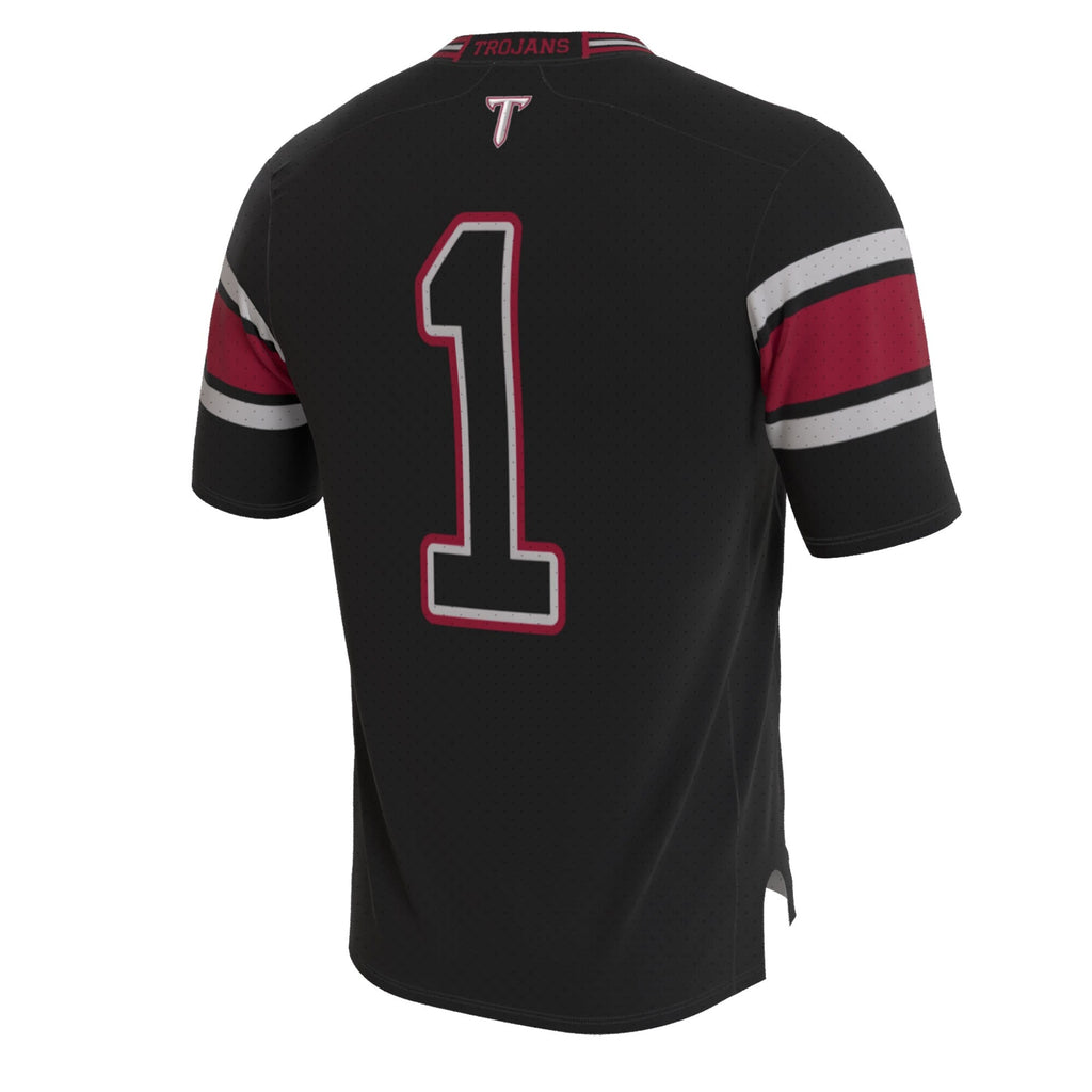 Troy University Trojans Lightweight Collegiate Football Blackout Fashion Jersey product image 4, provided for visual