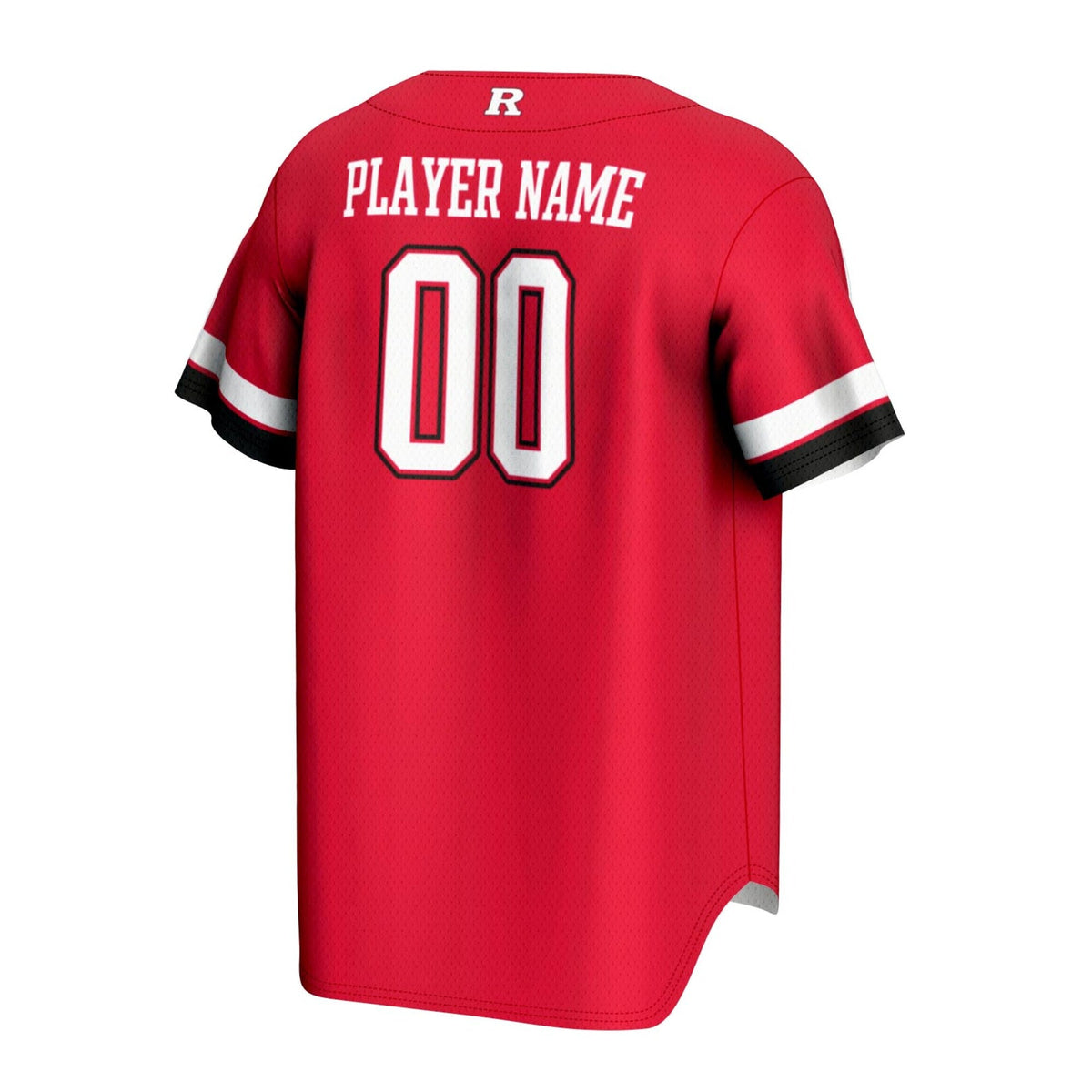 Rutgers Scarlet Knights NIL Pick-A-Player Lightweight Baseball Jersey - Scarlet product image 4, provided for visual