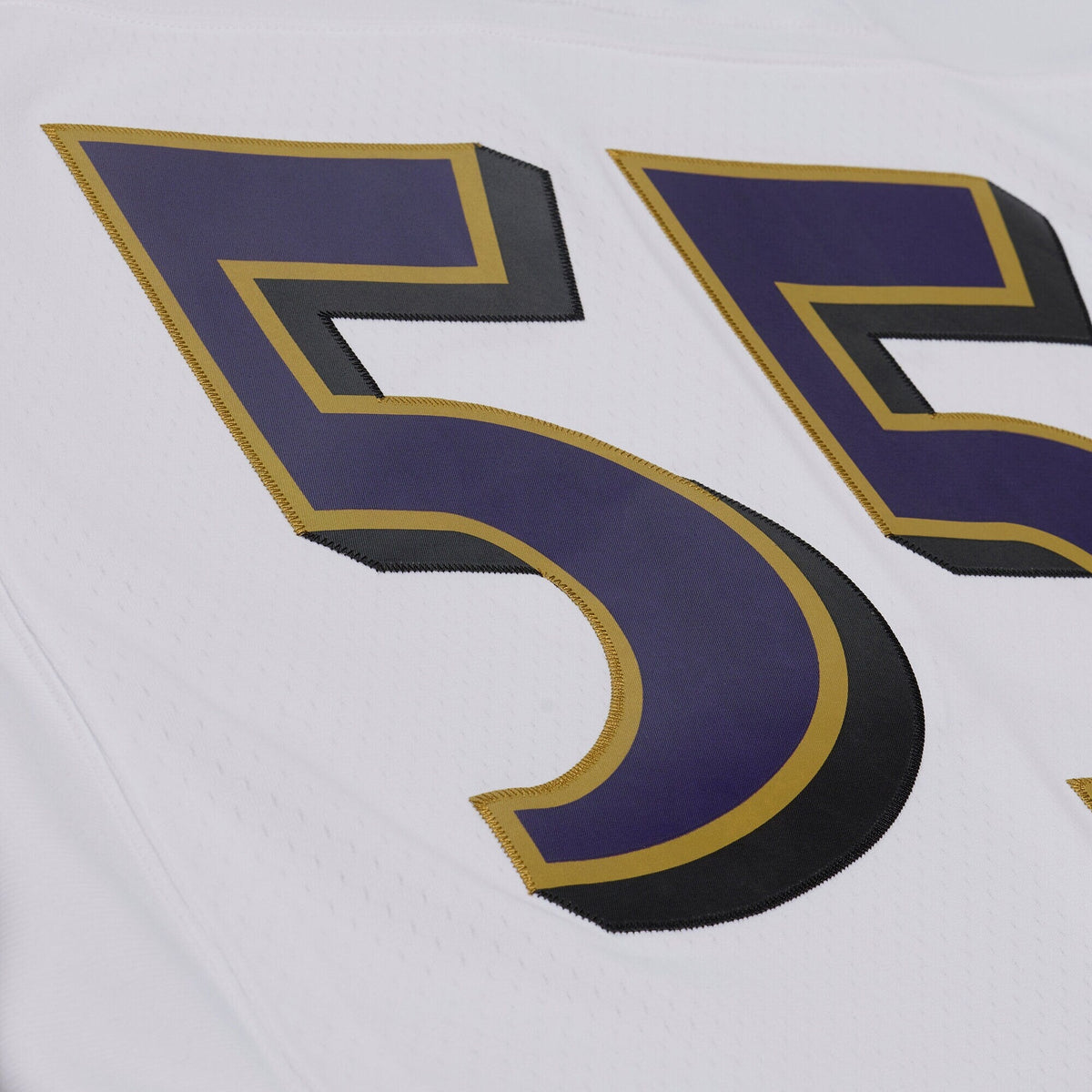 Baltimore Ravens Terrell Suggs White 2003 Legacy Replica Player Jersey product image 5, provided for visual reference and