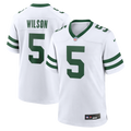 New York Jets Garrett Wilson Legacy White Game Jersey product image 1, provided for visual reference and product detail